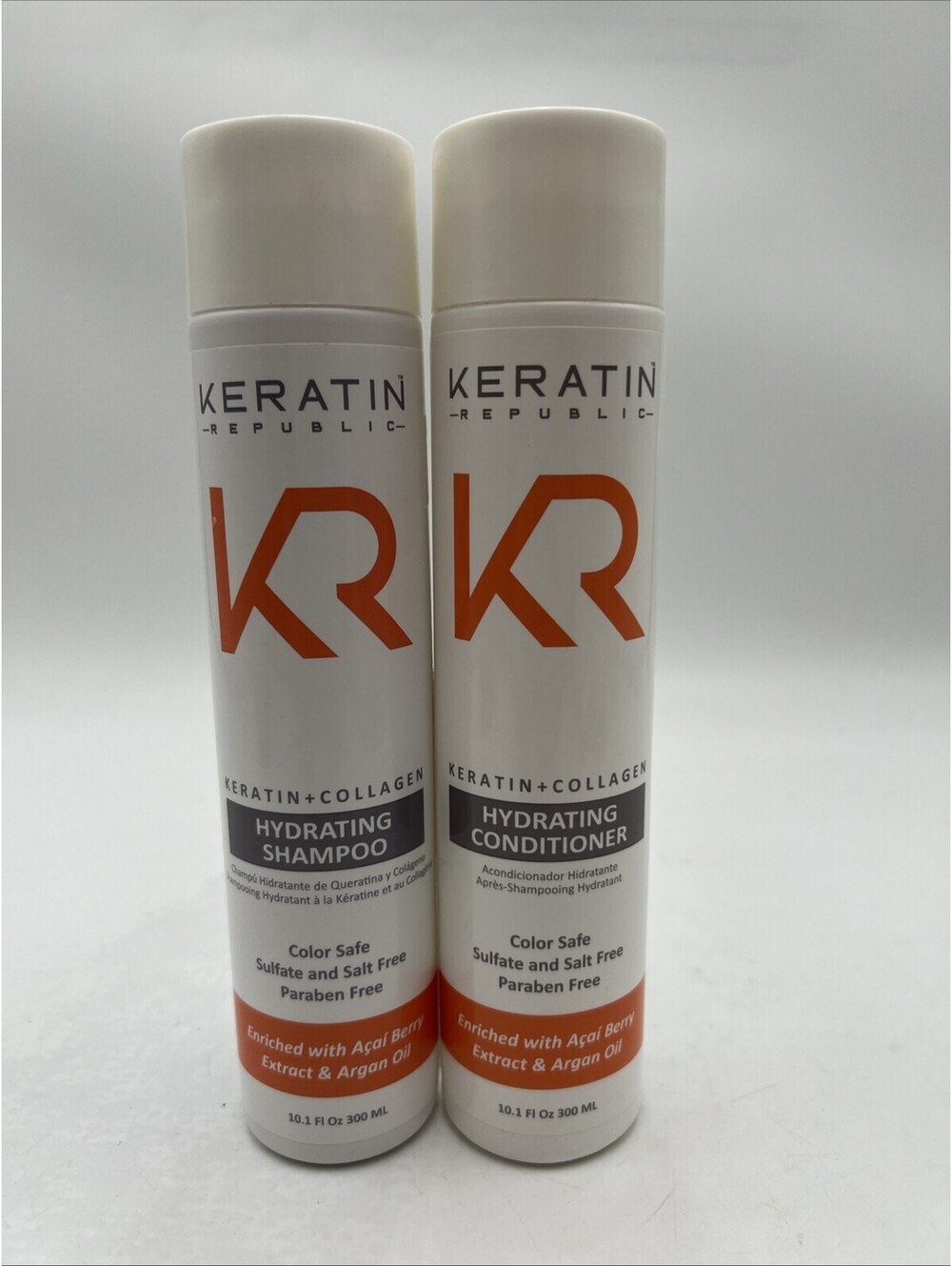 Keratin + Collagen Hydrating Shampoo & Hydrating Conditioner 10.1 Oz